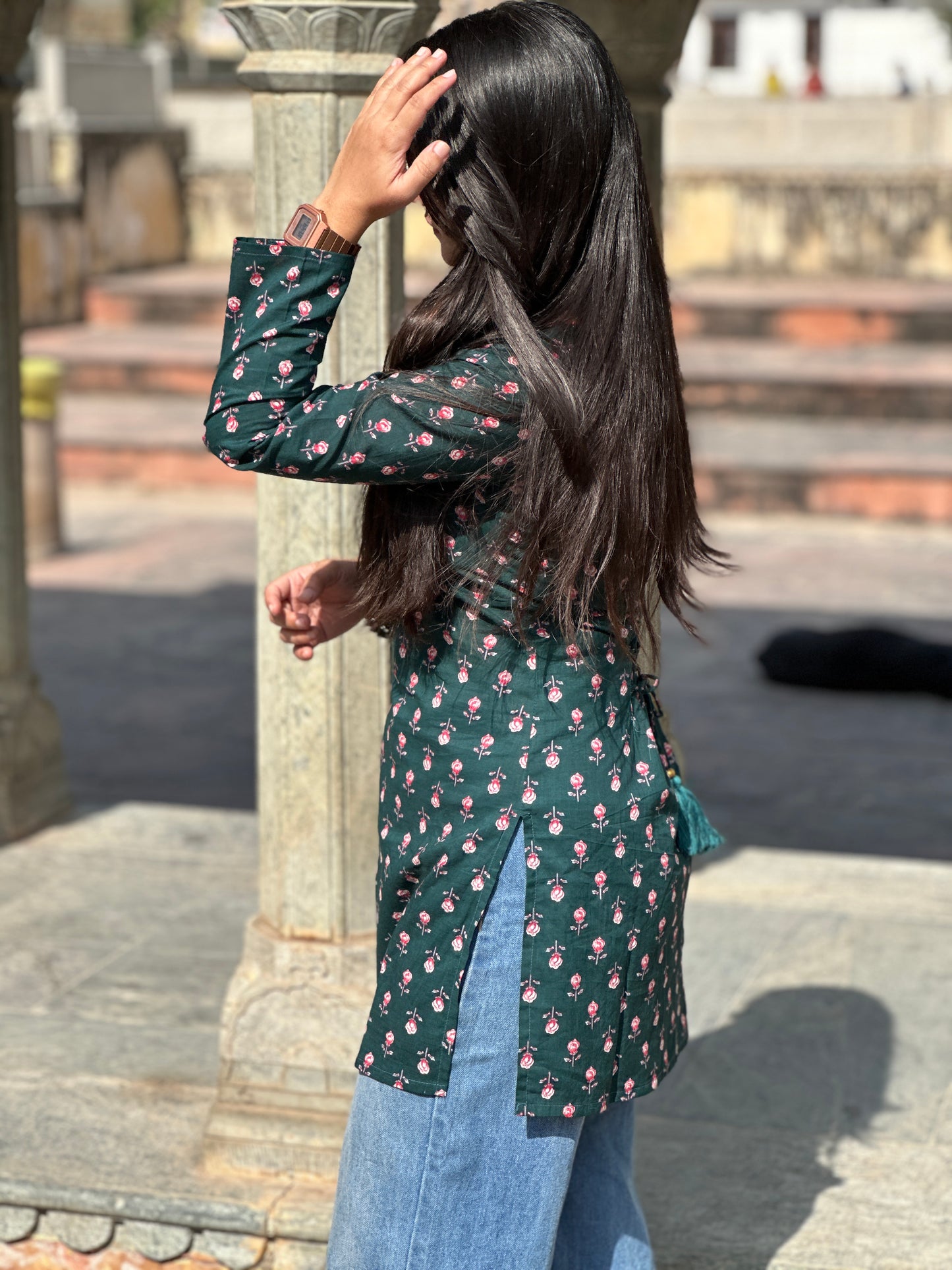 PAAN CORSET BACK KURTI