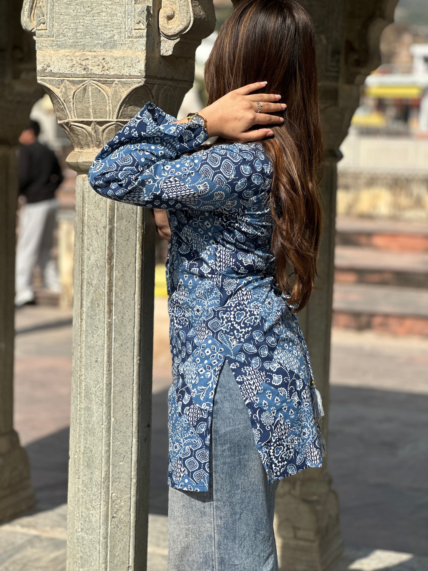 FIROZA CORSET BACK KURTI