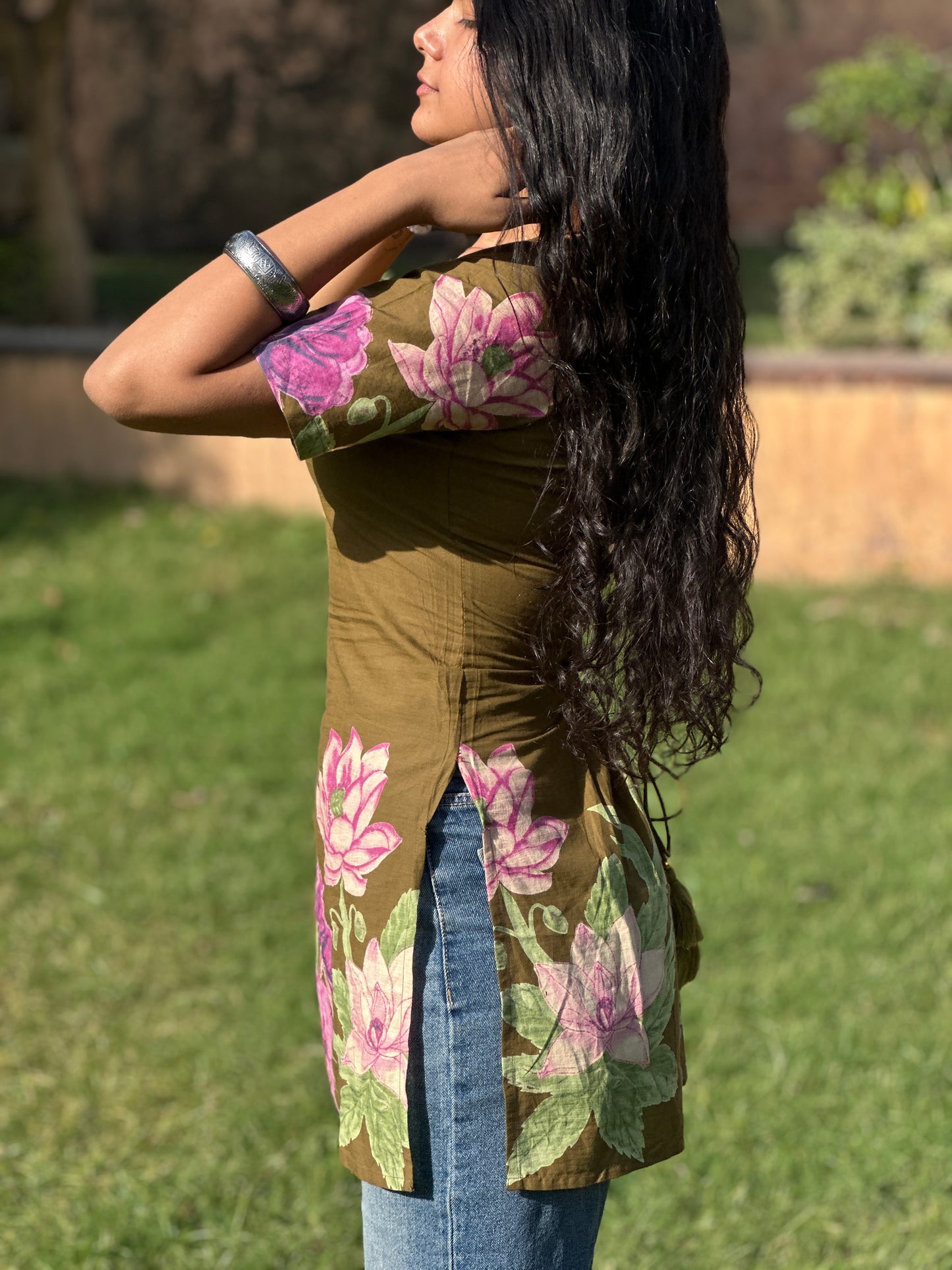 HEER FLOWER PRINT KURTI