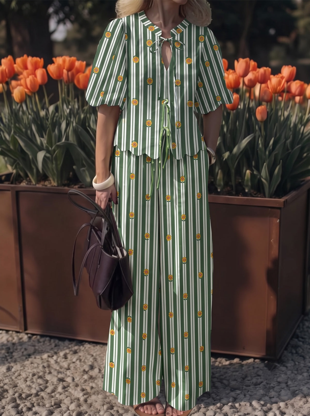 Emerald Bloom Co-ord Set