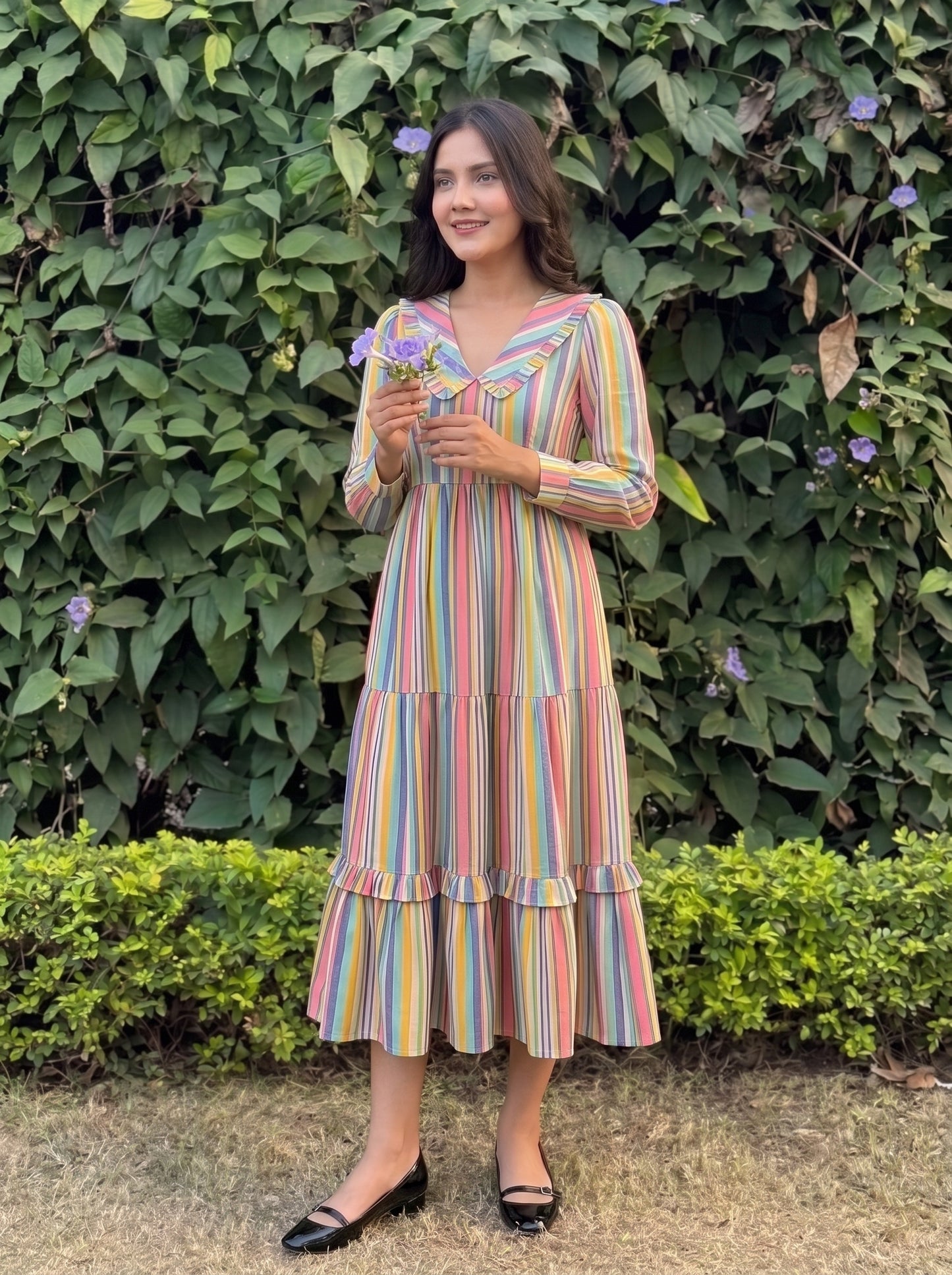 RAINBOW MAXI DRESS