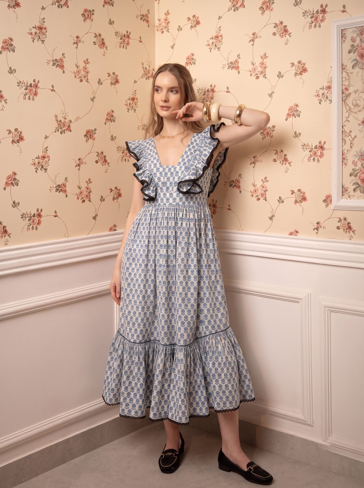 PRINTED MAXI DRESS