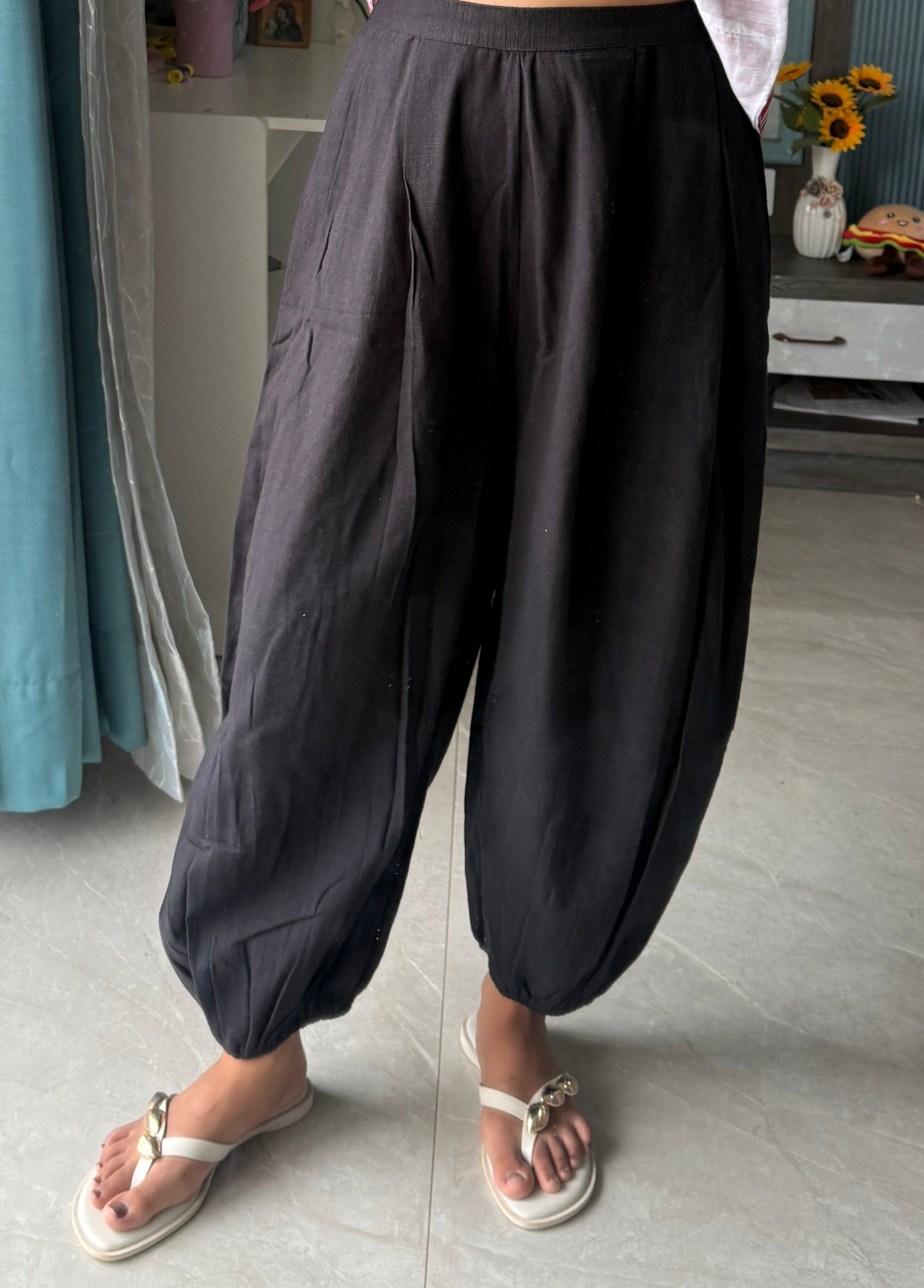 BALOON PANTS BLACK