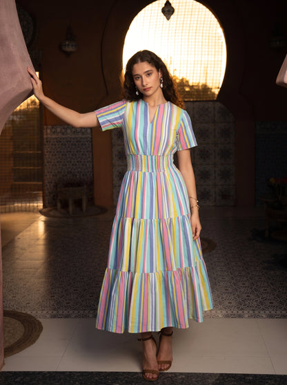VALLEY OF COLOURS DRESS