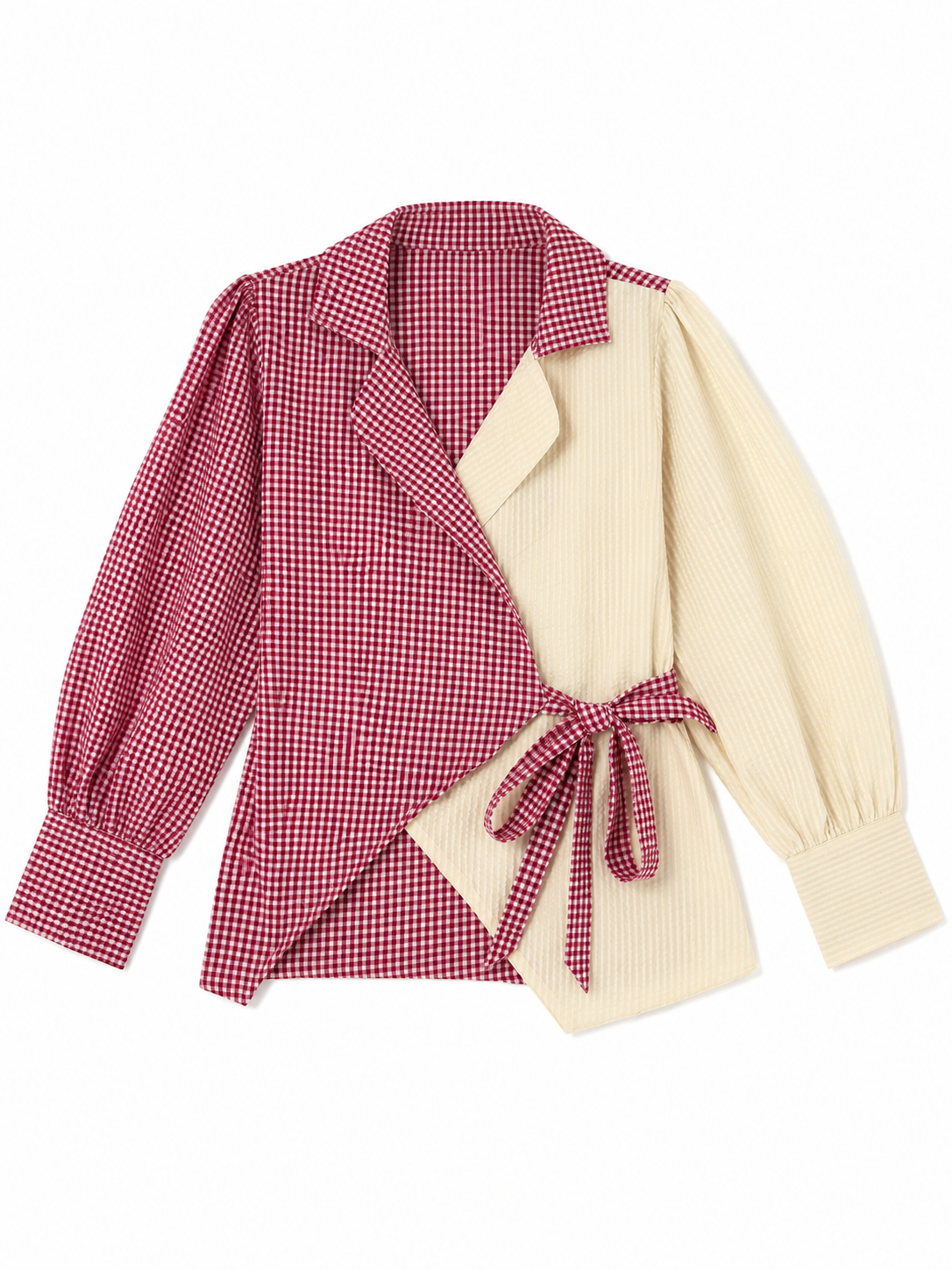 SCARLET WRAP SHIRT