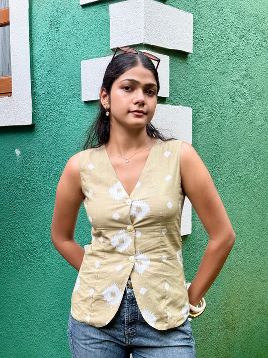 SAGE VEST TOP