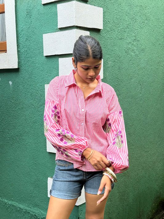 BLUSH PINK SHIRT