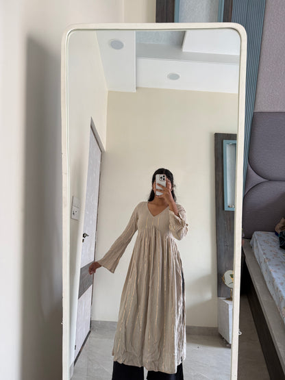 VANILLA LONG KURTI
