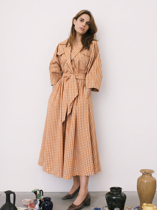 LADY BOSS DRESS ORANGE