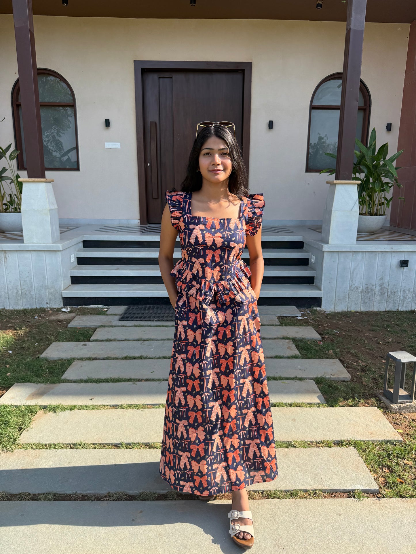 BOW SKIRT SET