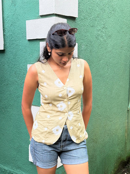 SAGE VEST TOP