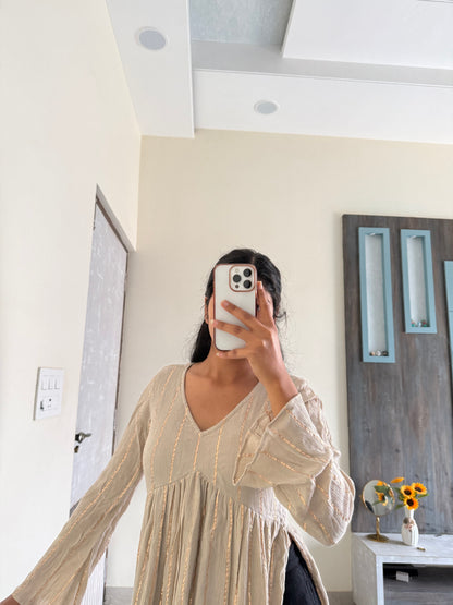 VANILLA LONG KURTI