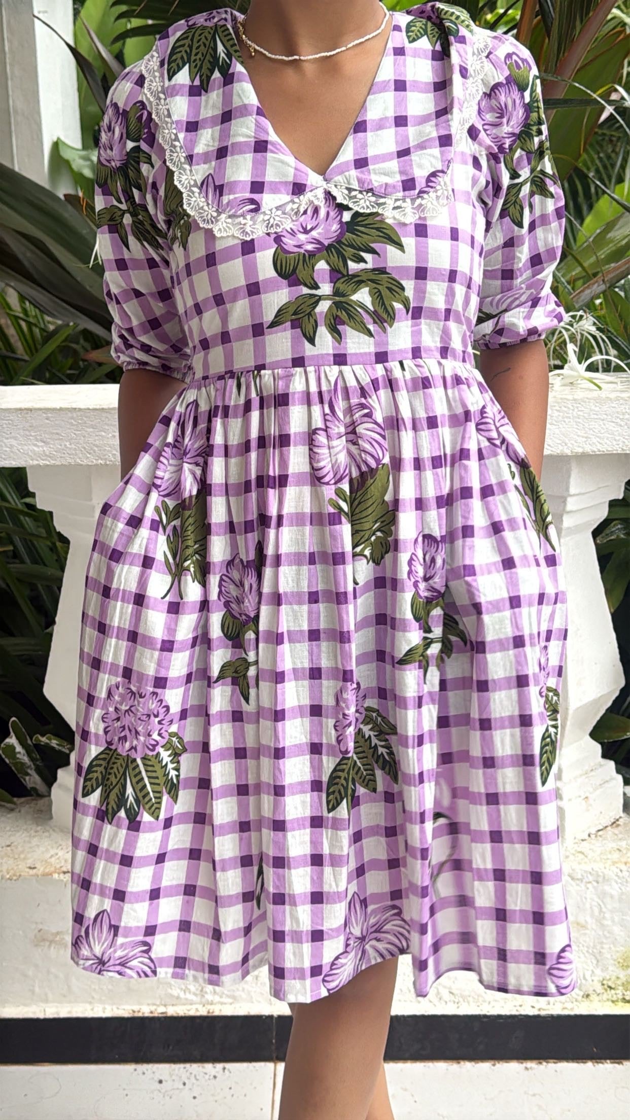PLUM MIDI DRESS
