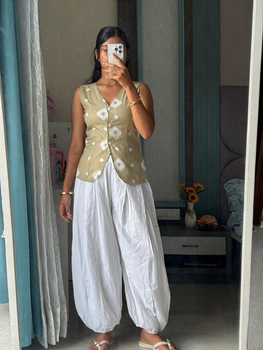 BALOON PANTS WHITE