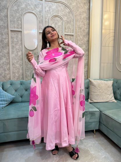 ROOH SILK ANARKALI SUIT