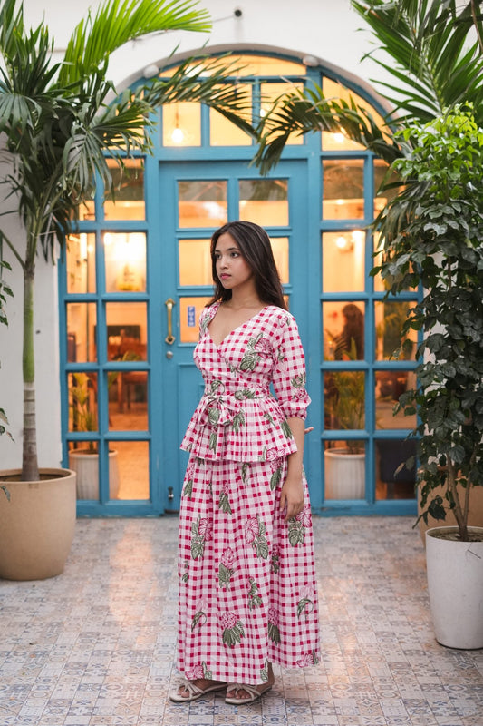 ROSALIE WRAP SKIRT SET