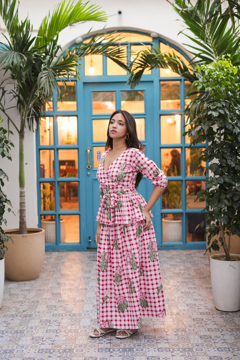 ROSALIE WRAP SKIRT SET