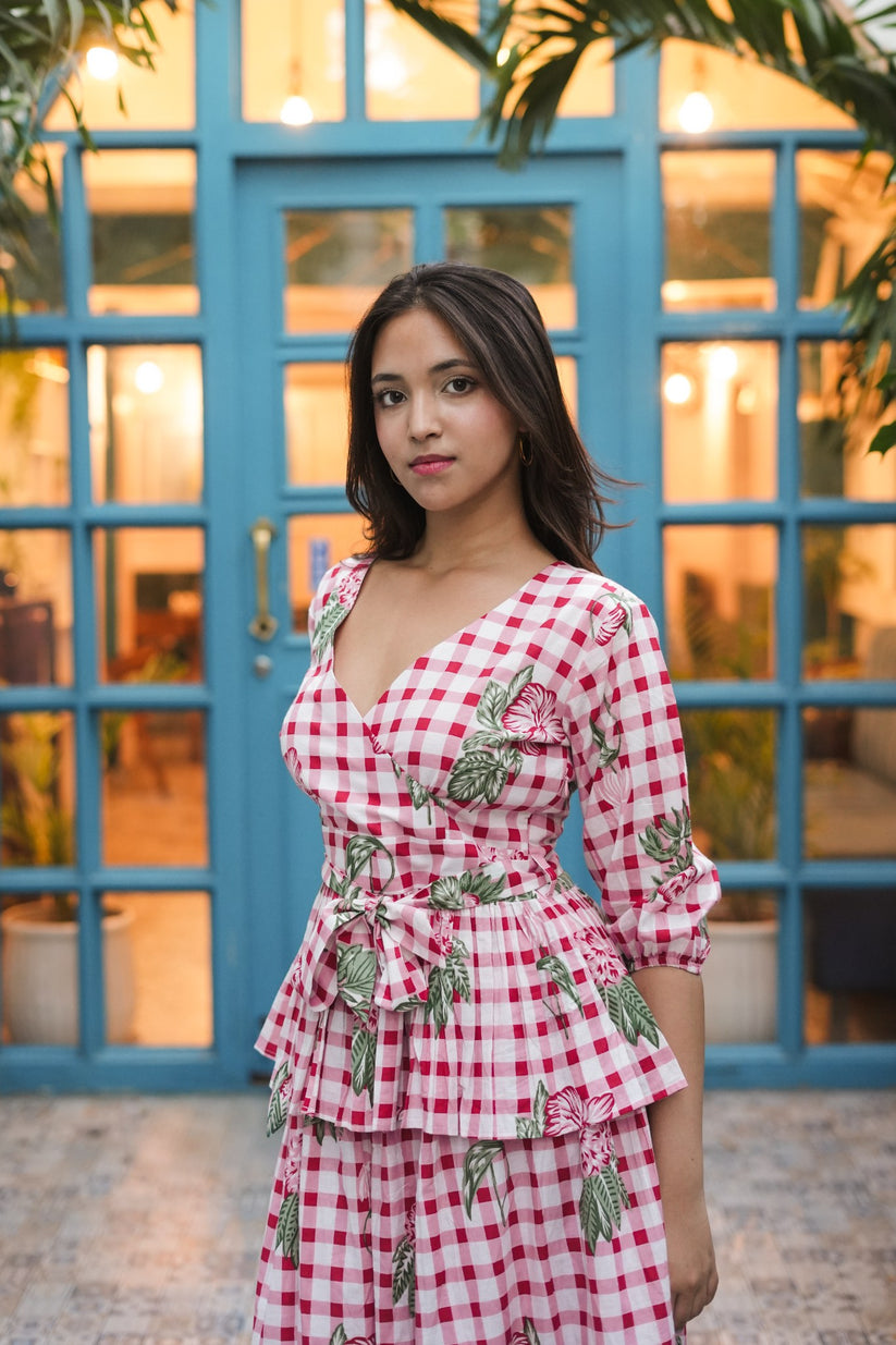 ROSALIE WRAP SKIRT SET