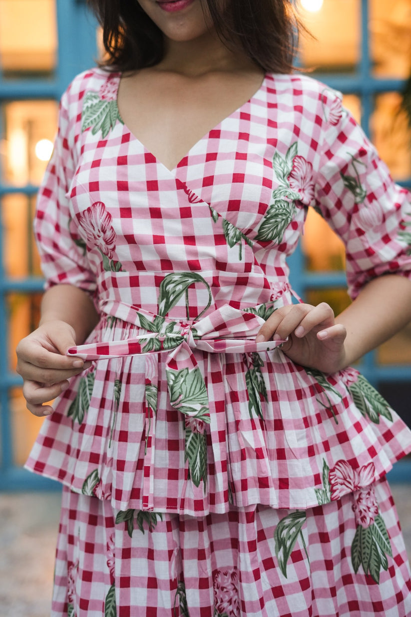 ROSALIE WRAP SKIRT SET