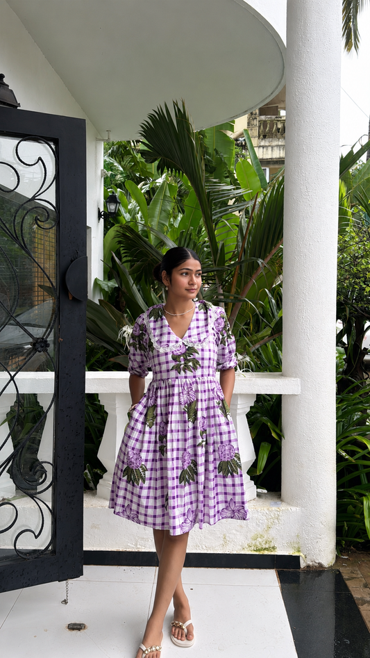 PLUM MIDI DRESS