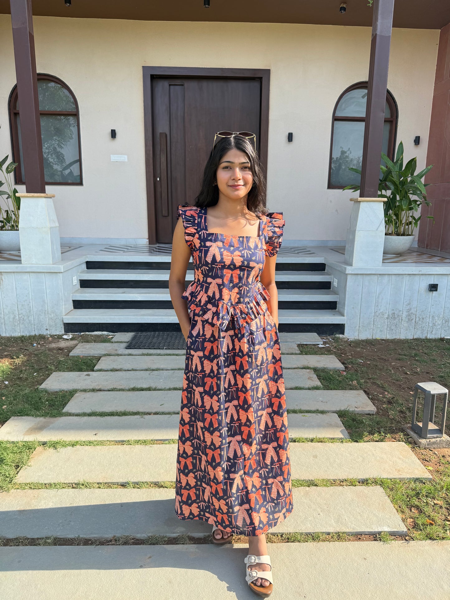 BOW SKIRT SET