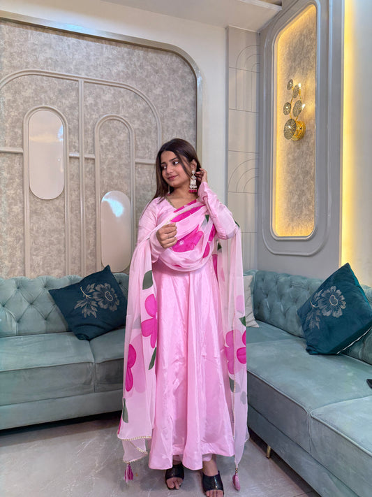 ROOH SILK ANARKALI SUIT