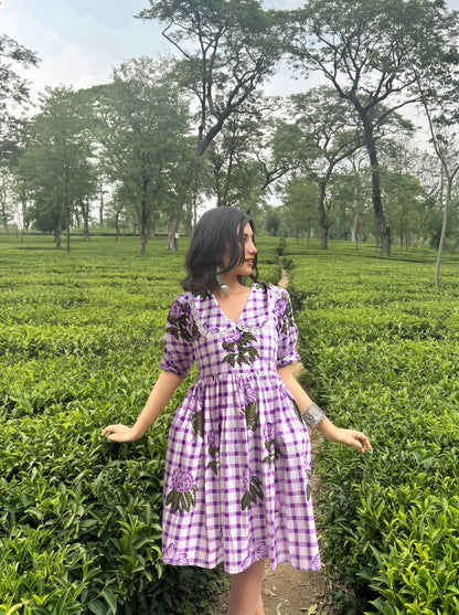 PLUM MIDI DRESS