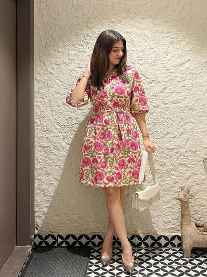 EVA SHIRT DRESS PINK