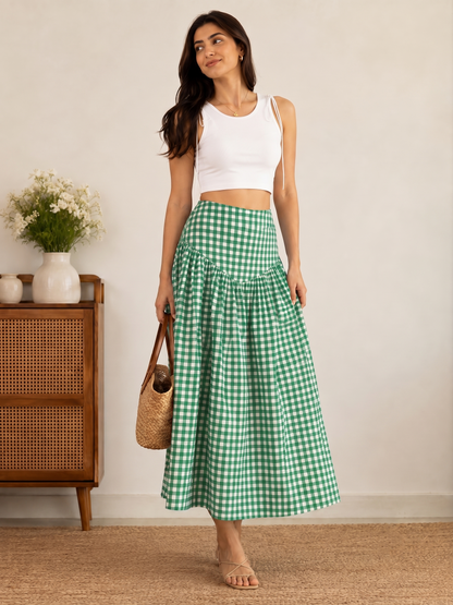 GREEN CORSET SKIRT