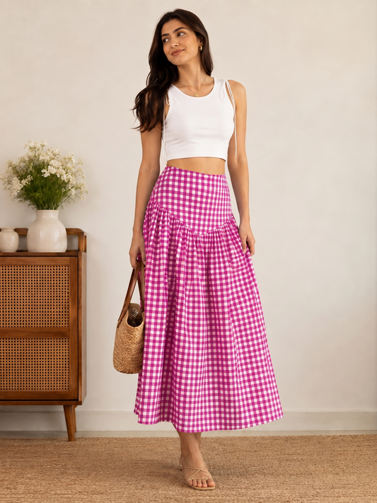 PINK CORSET SKIRT