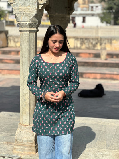PAAN CORSET BACK KURTI