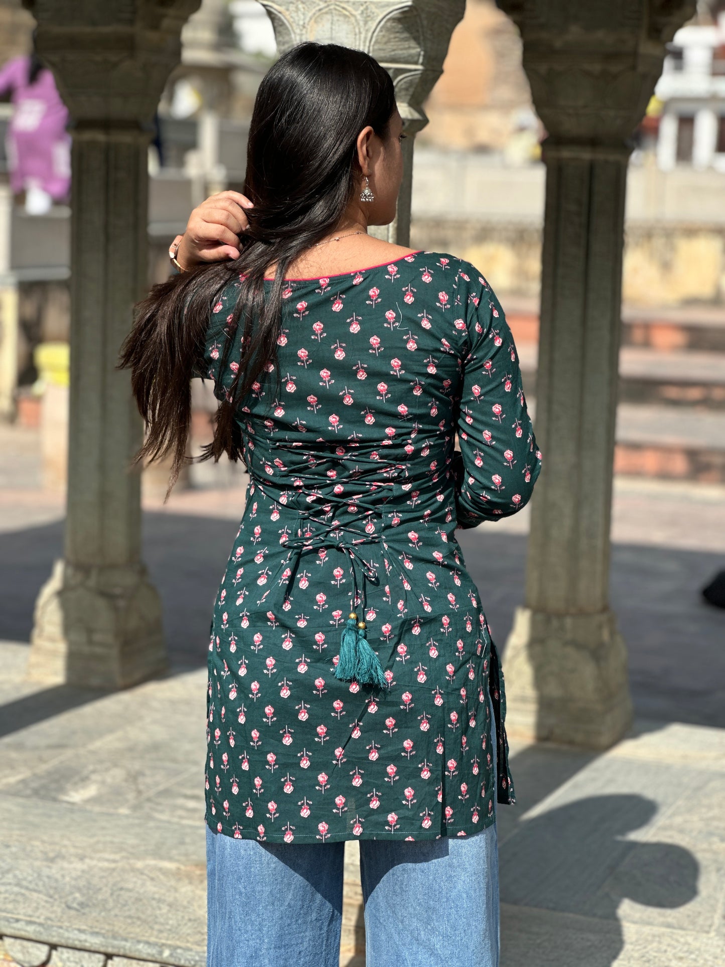 PAAN CORSET BACK KURTI