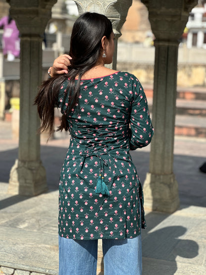 PAAN CORSET BACK KURTI
