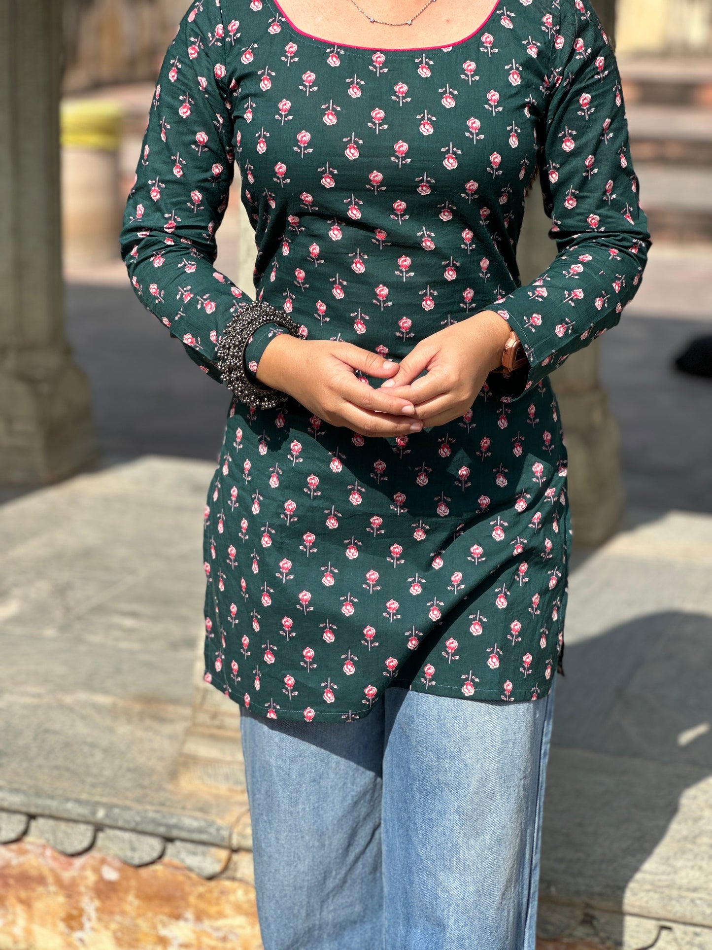PAAN CORSET BACK KURTI