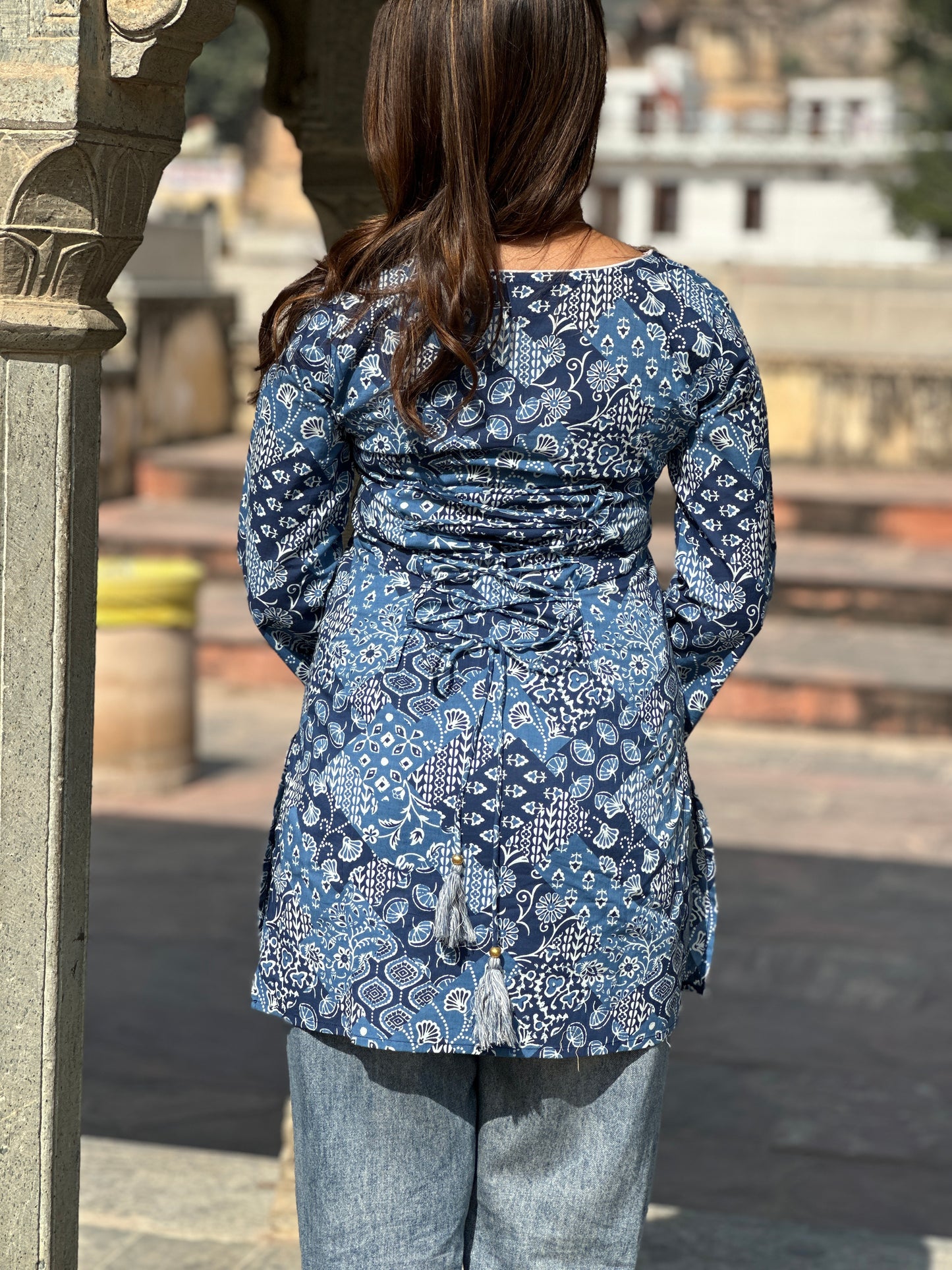 FIROZA CORSET BACK KURTI