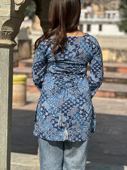 FIROZA CORSET BACK KURTI