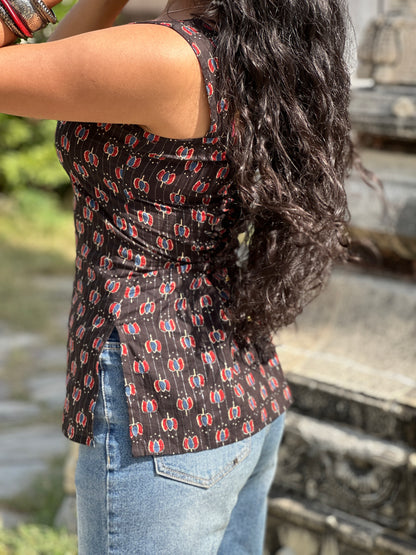 SIYAH SHORT KURTI
