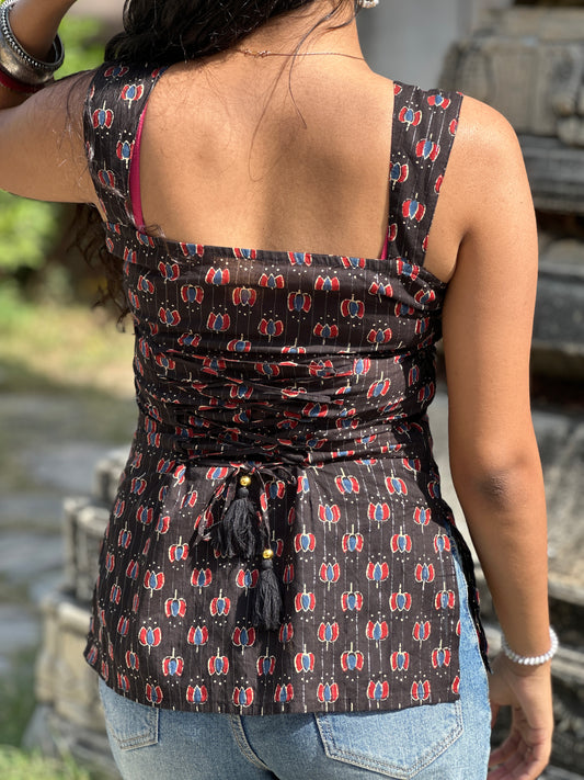 SIYAH SHORT KURTI