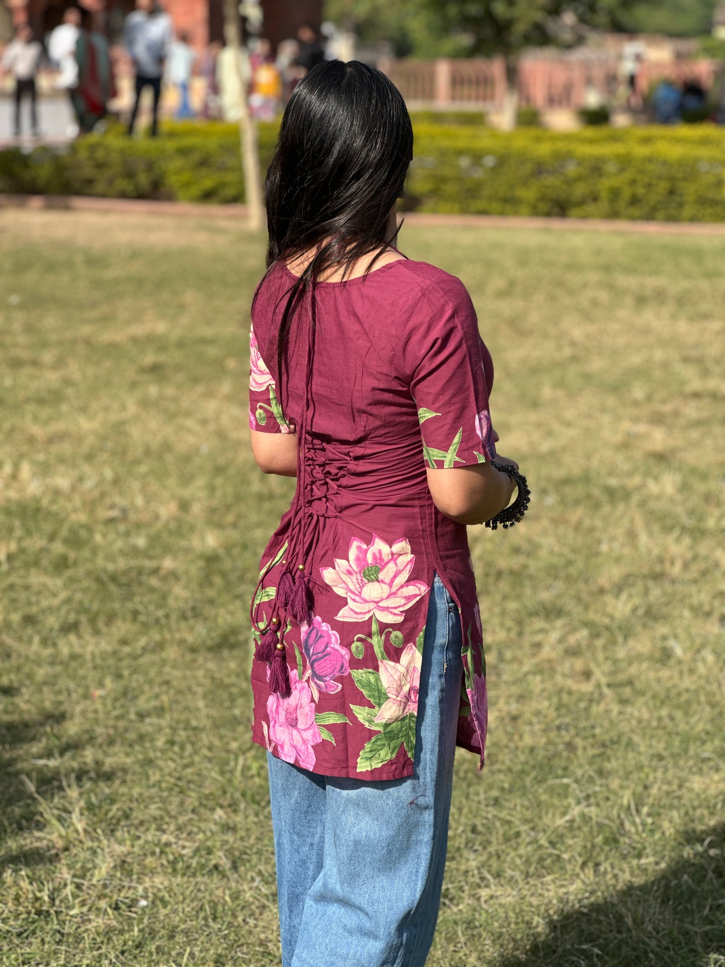 GULABOO FLOWER PRINT KURTI