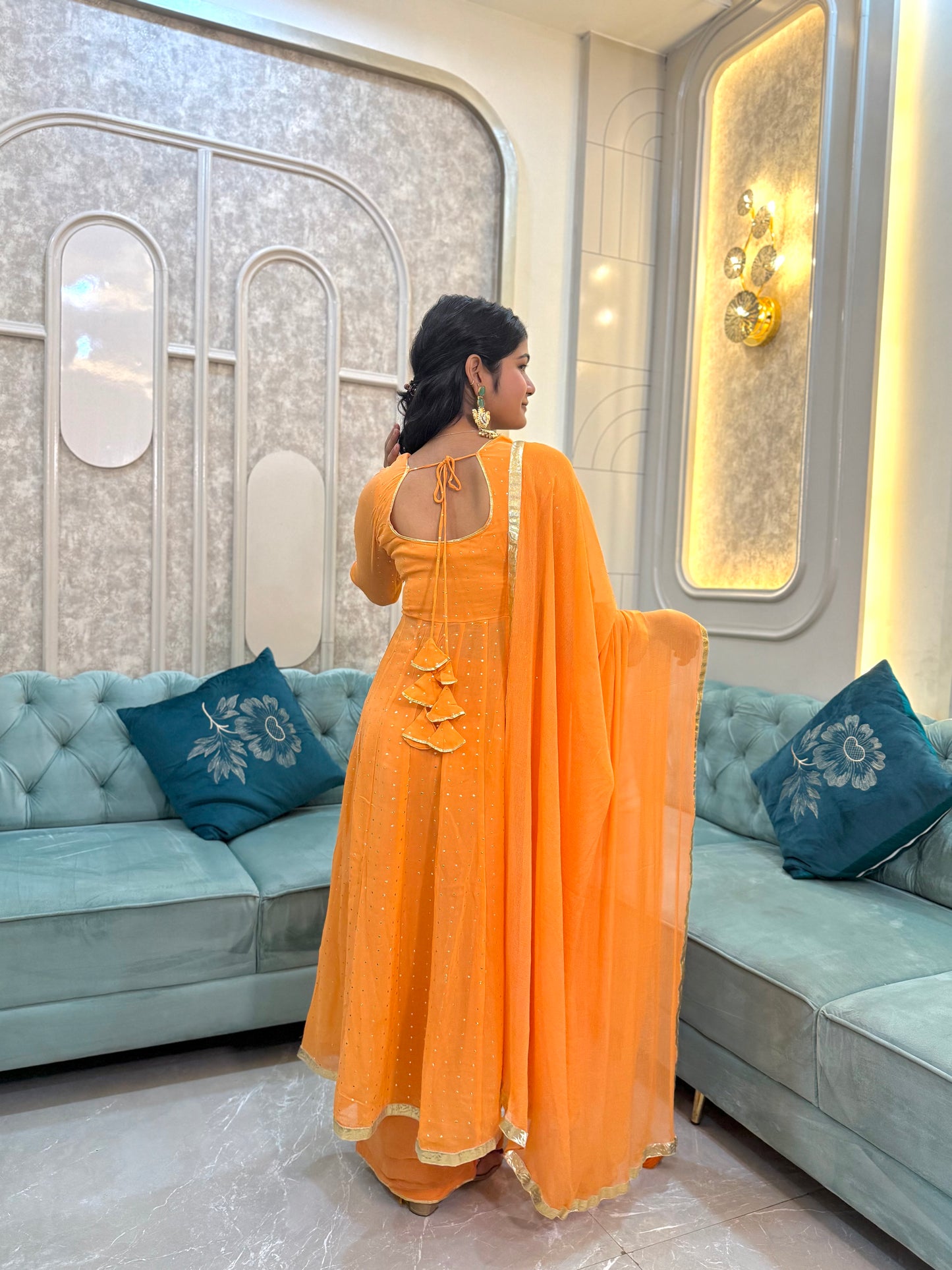 NOOR GEORGETTE ANARKALI SUIT