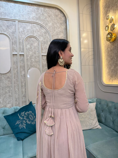 SEJ GEORGETTE ANARKALI SUIT