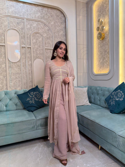 SEJ GEORGETTE ANARKALI SUIT