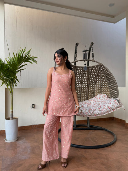 KARISHMA MUL-CHANDERI KURTI SET