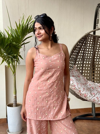 KARISHMA MUL-CHANDERI KURTI SET