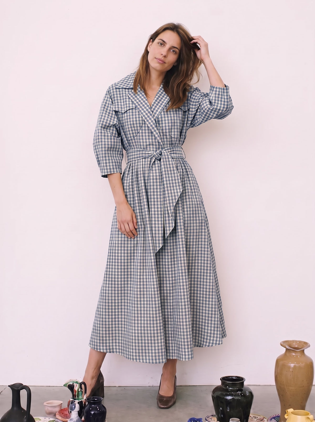 BLUEBELL GINGHAM DRESS