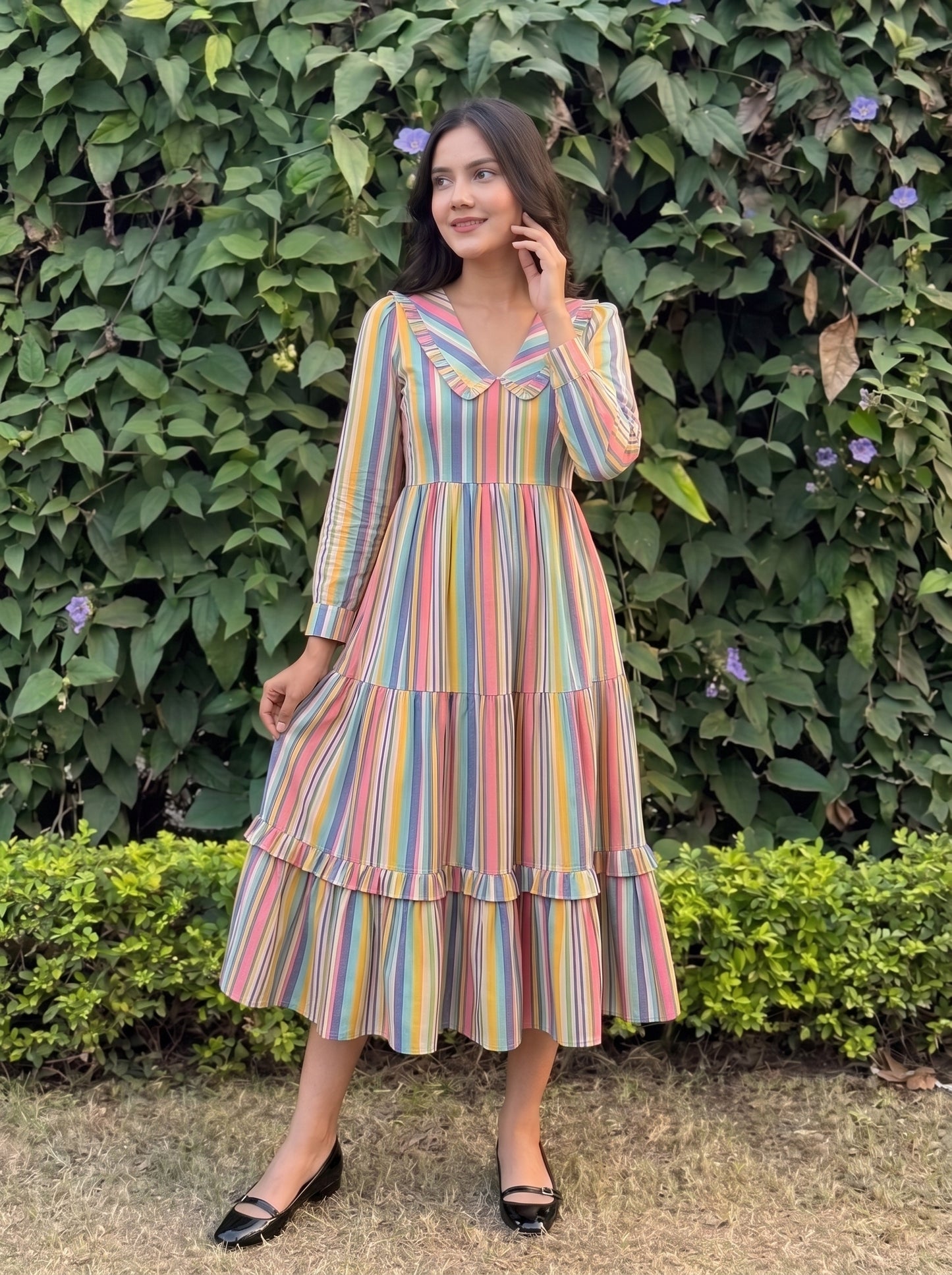 RAINBOW MAXI DRESS