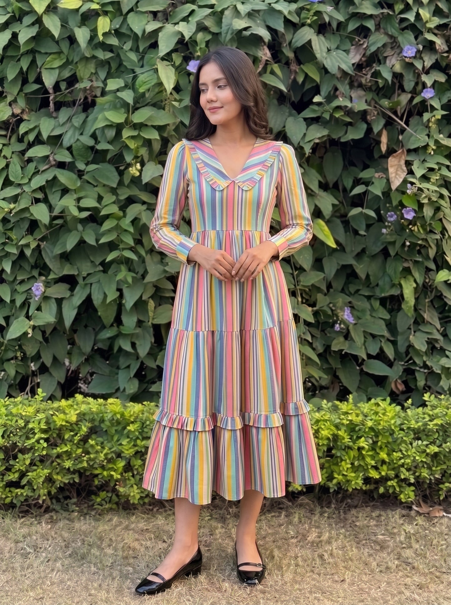 RAINBOW MAXI DRESS