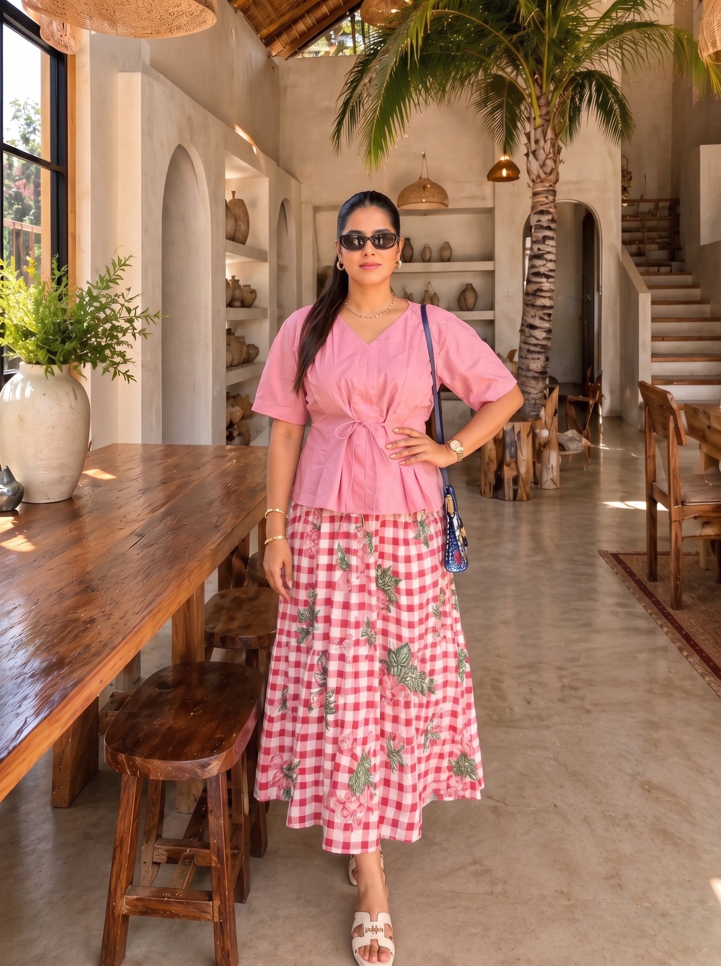 ROSE PICNIC SKIRT SET