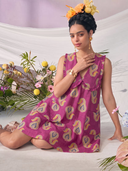 LIVA COLLAR DRESS