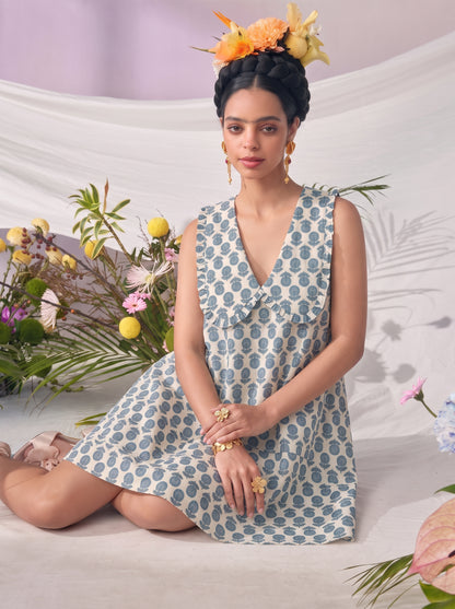 LISA COLLAR DRESS